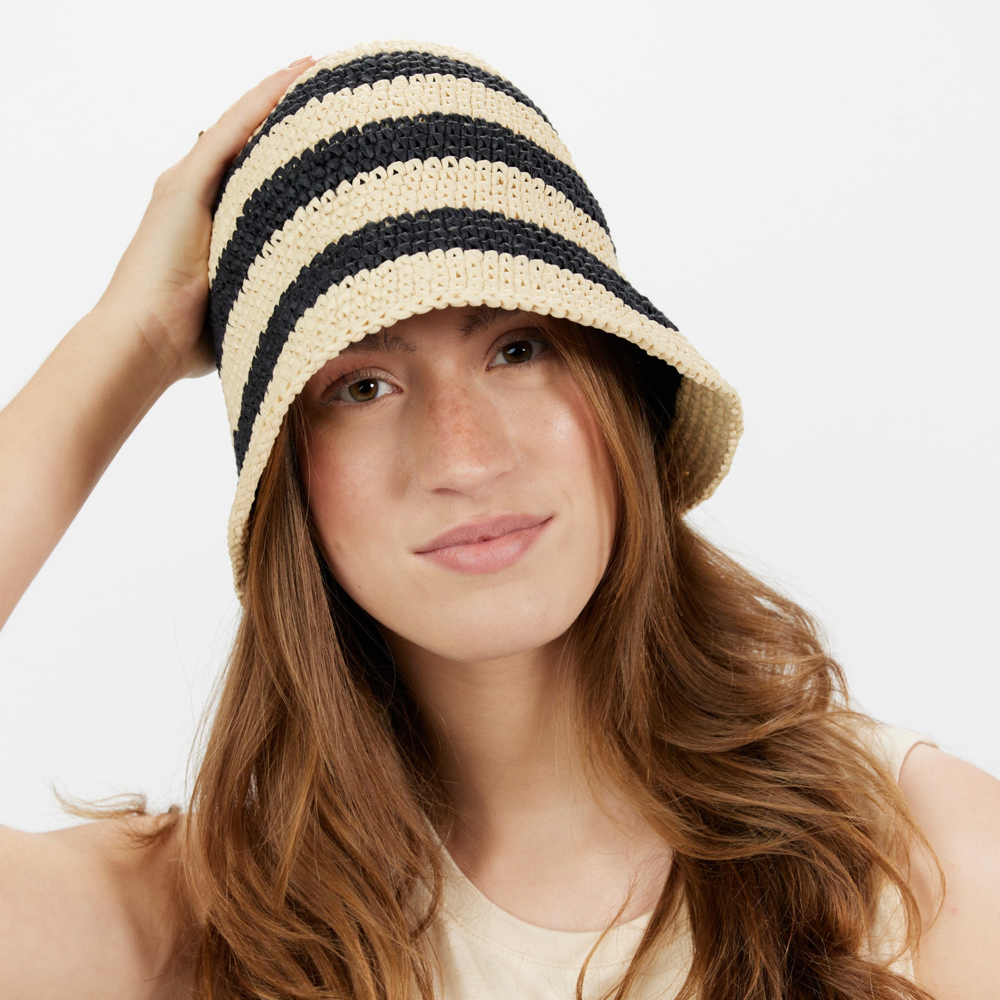 Espadrij l´originale Bucket Hat "RAPHIA HAT STRIPES"