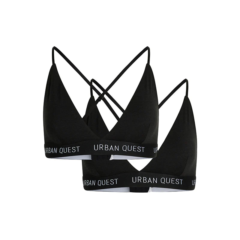 Urban Quest Triangle Bra "Bamboo" 2er Pack