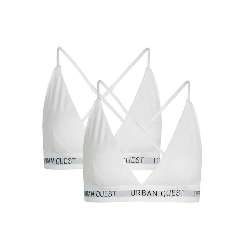 Urban Quest Triangle Bra "Bamboo" 2er Pack