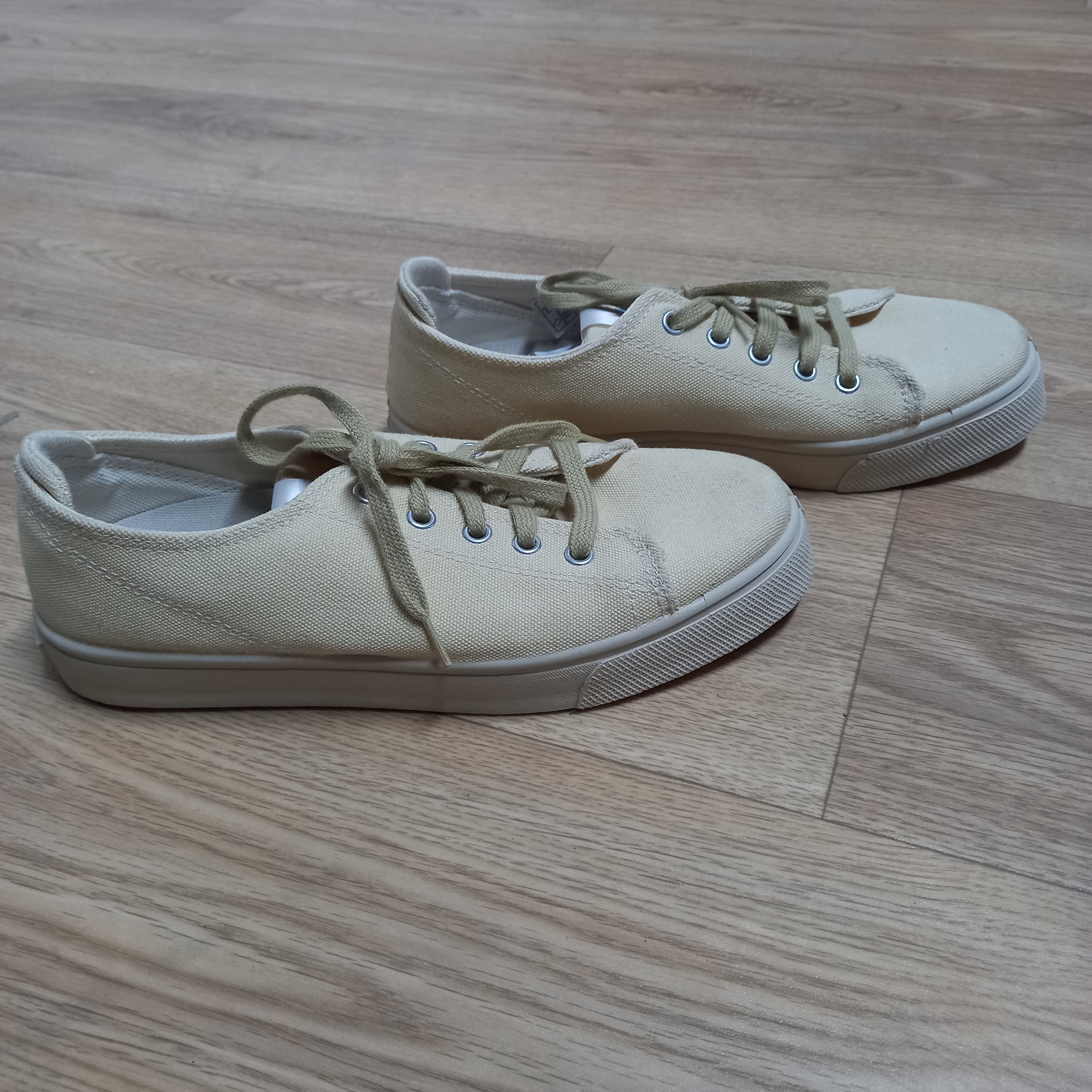 Youmans Unisex Canvas Sneaker "Dunedin" - Beige - Dritte Wahl