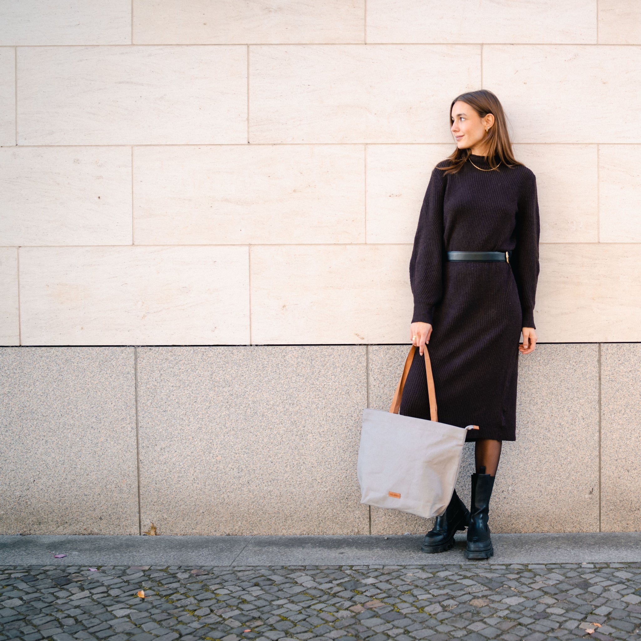 Fitz & Huxley Shopper "TOTE" concrete