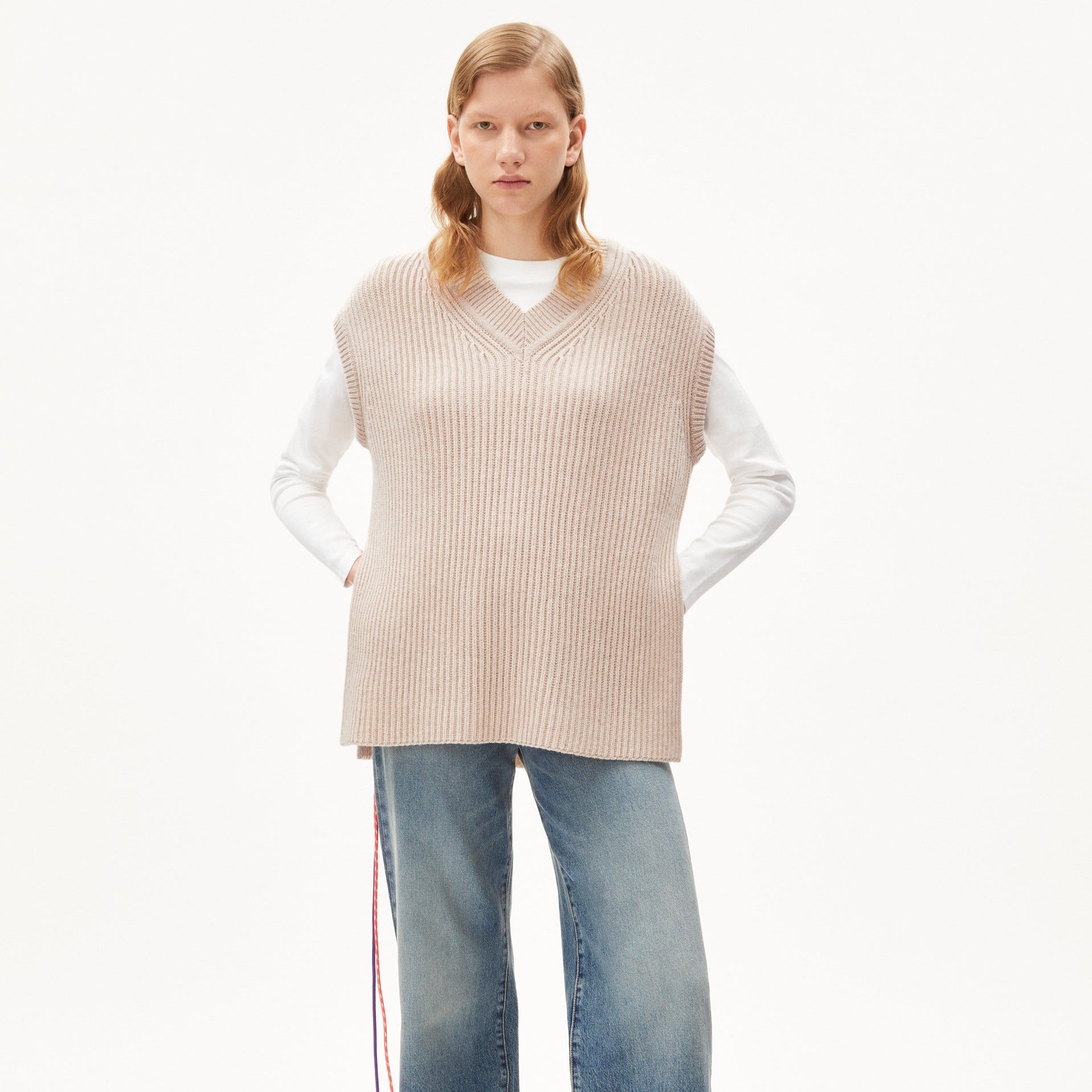 ARMEDANGELS Damen Oversize Pullunder "VIAA RECYCLED WOOL"