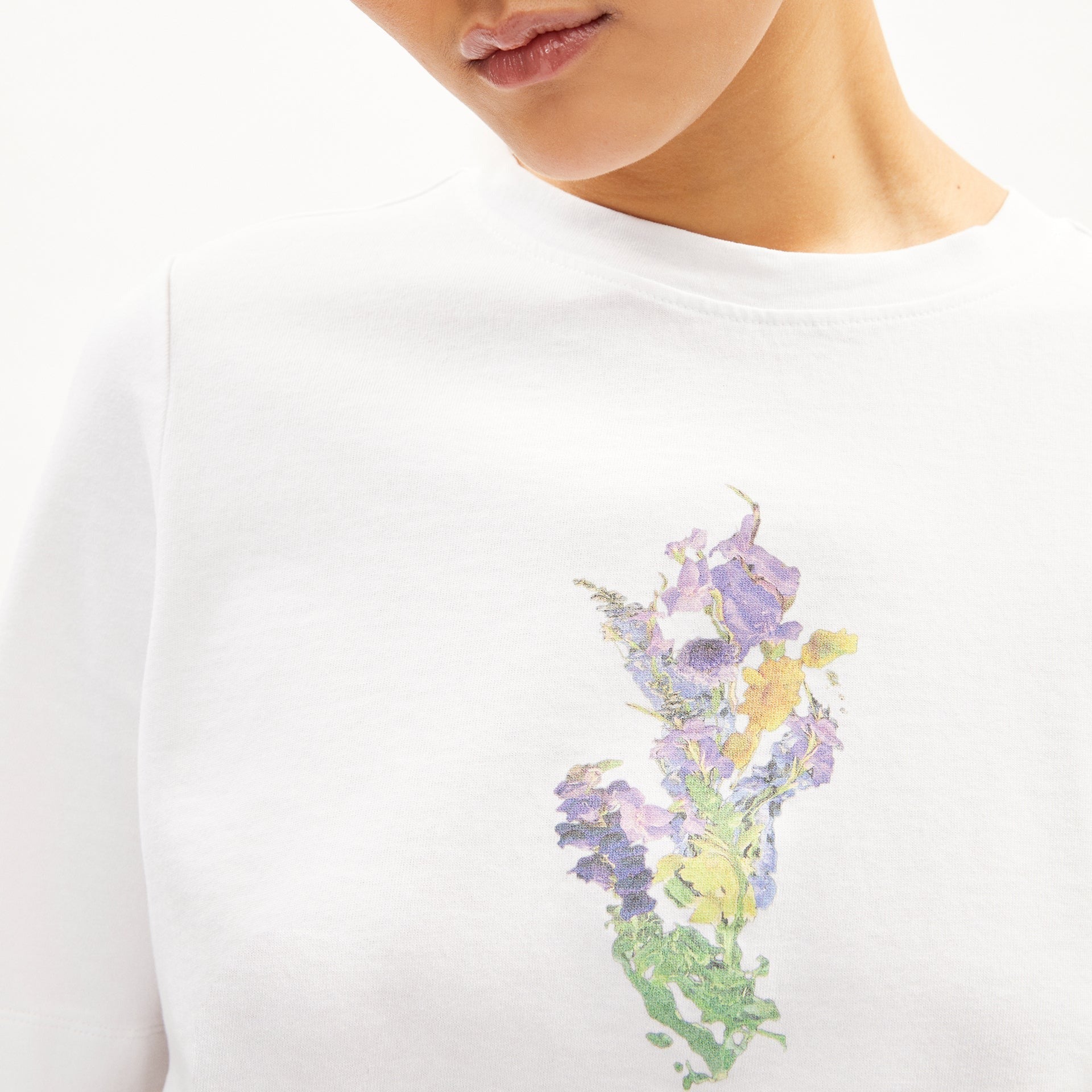 ARMEDANGELS T-Shirt "LAYAA MELTED FLOWER"