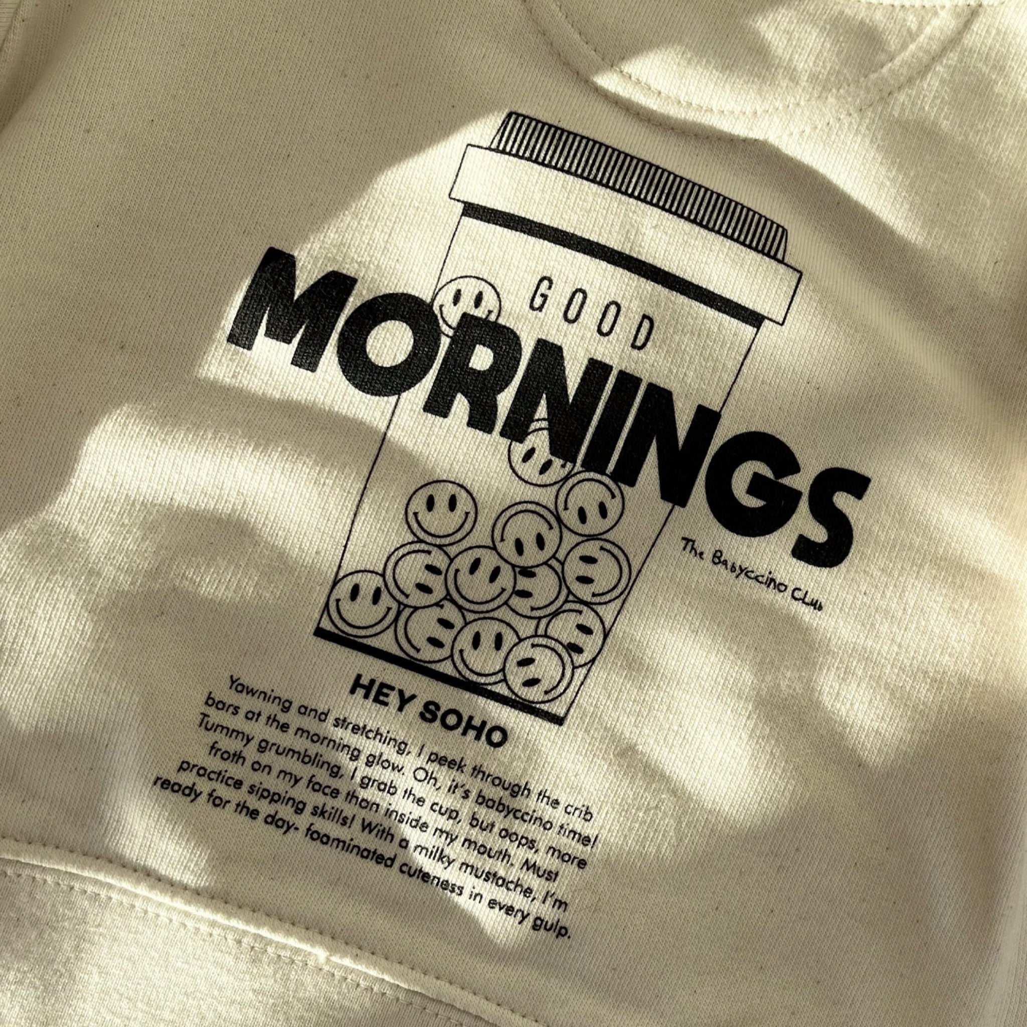 hey soho Sweater "Good Mornings"