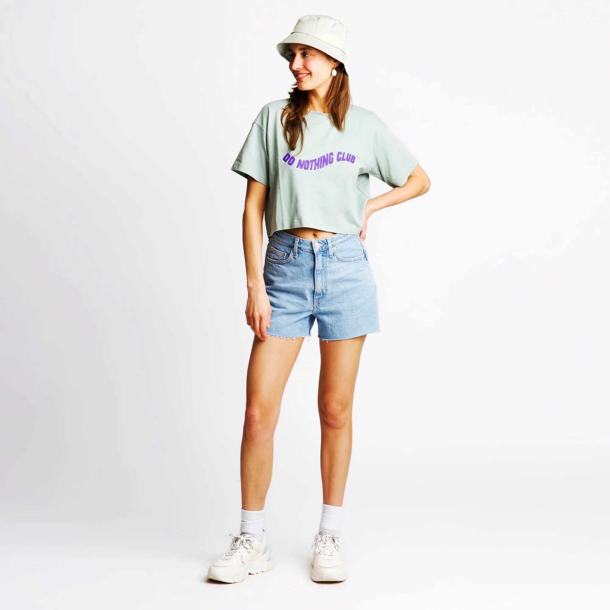 On Vacation Ladies Cropped Top "Swung"