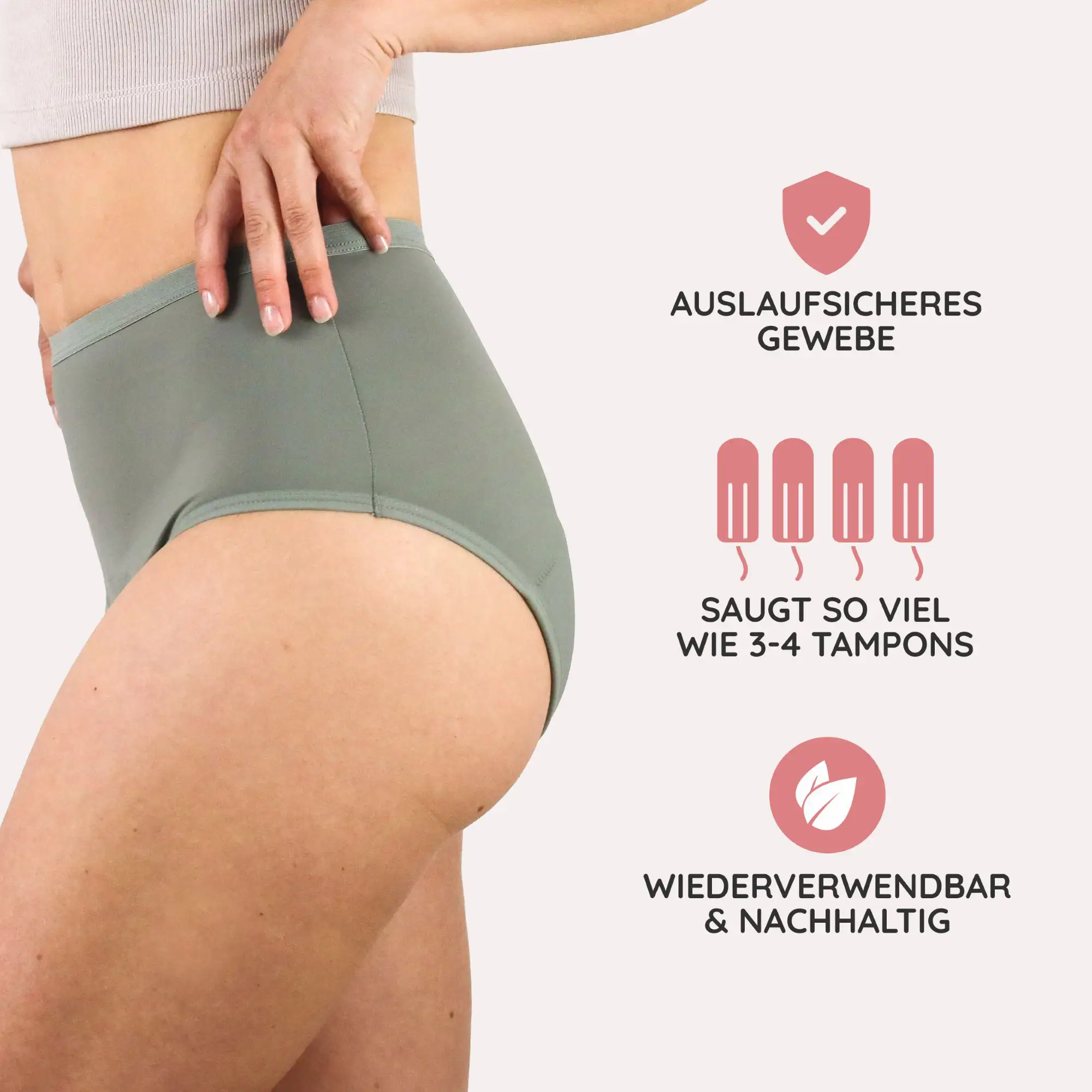 MYLILY Periodenunterwäsche "High Waist"