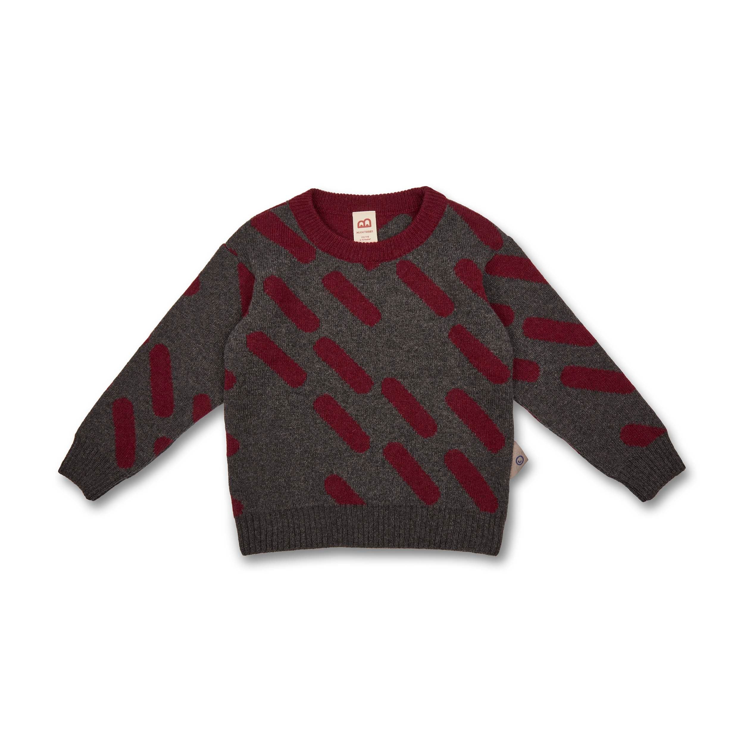 Manitober Kinder Strickpullover - Multicolor