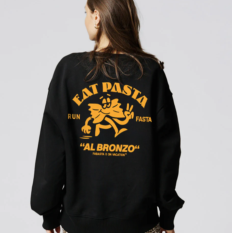 On Vacation Sweater "Eat Pasta"