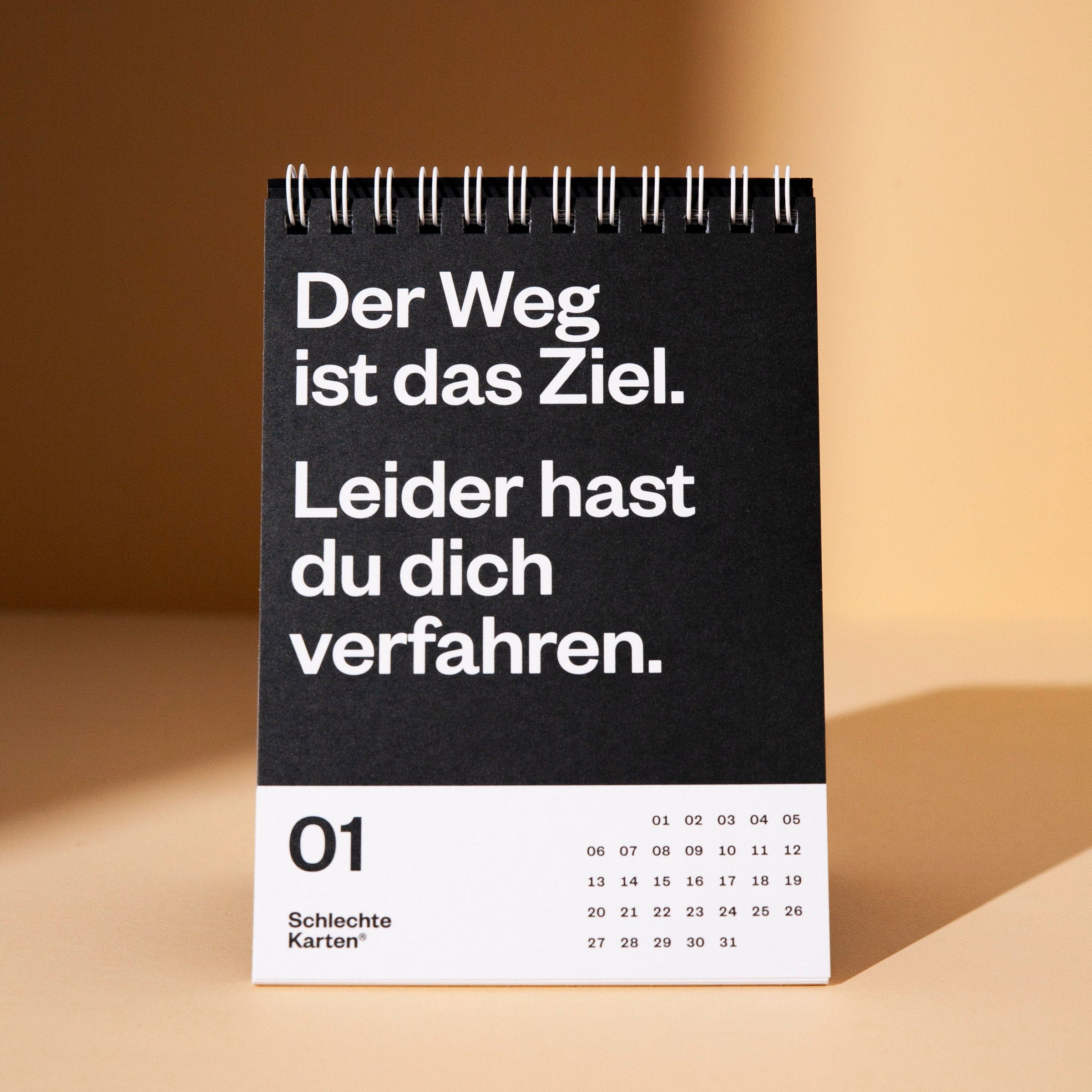 Schlechte Karten "Demotivierender Tischkalender 2025"