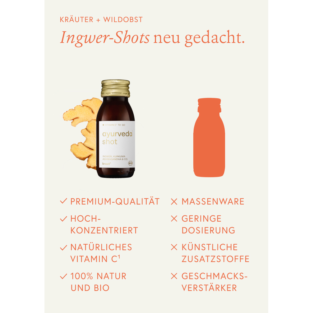 kruut Wildkräuter Ayurveda Shot Bio*