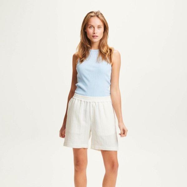 KnowledgeCotton Apparel Damen Shorts "Crinkle"