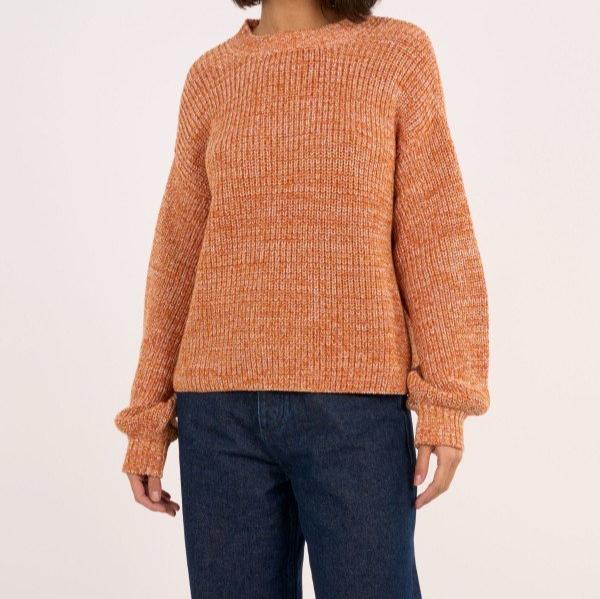 KnowledgeCotton Apparel Damen Crew Neck Pullover "Twisted"