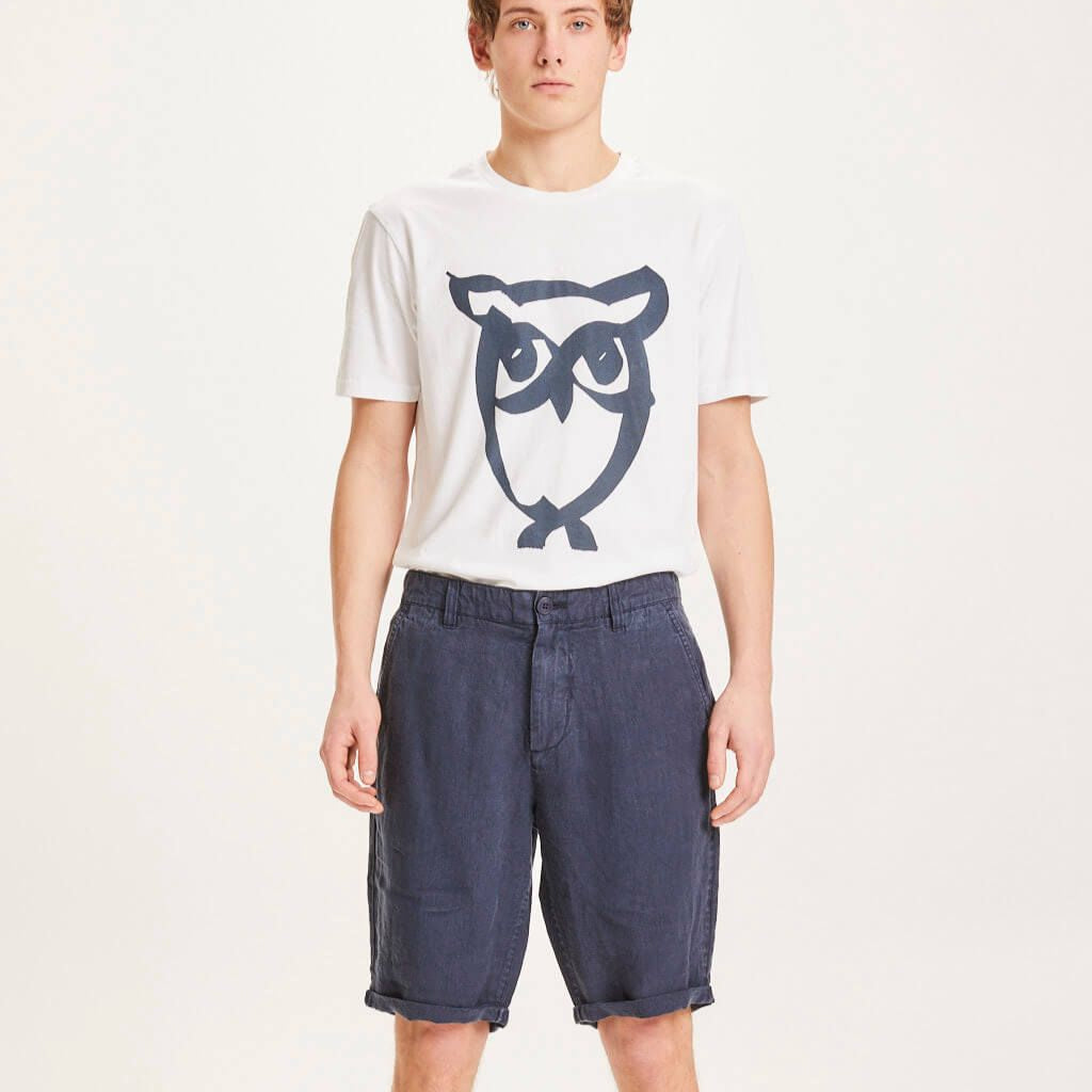 KnowledgeCotton Apparel Leinenshorts "CHUCK"