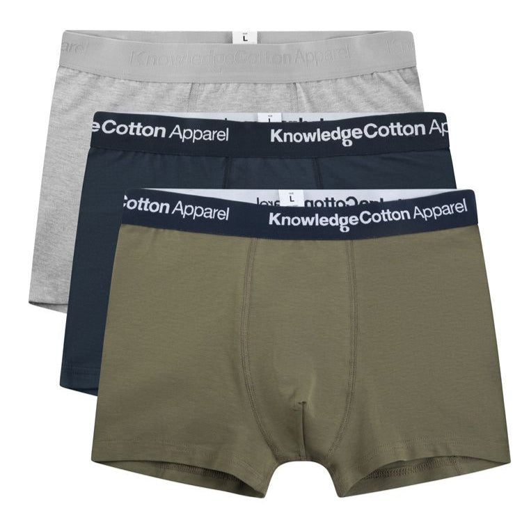 KnowledgeCotton Apparel 3er Pack Boxershorts