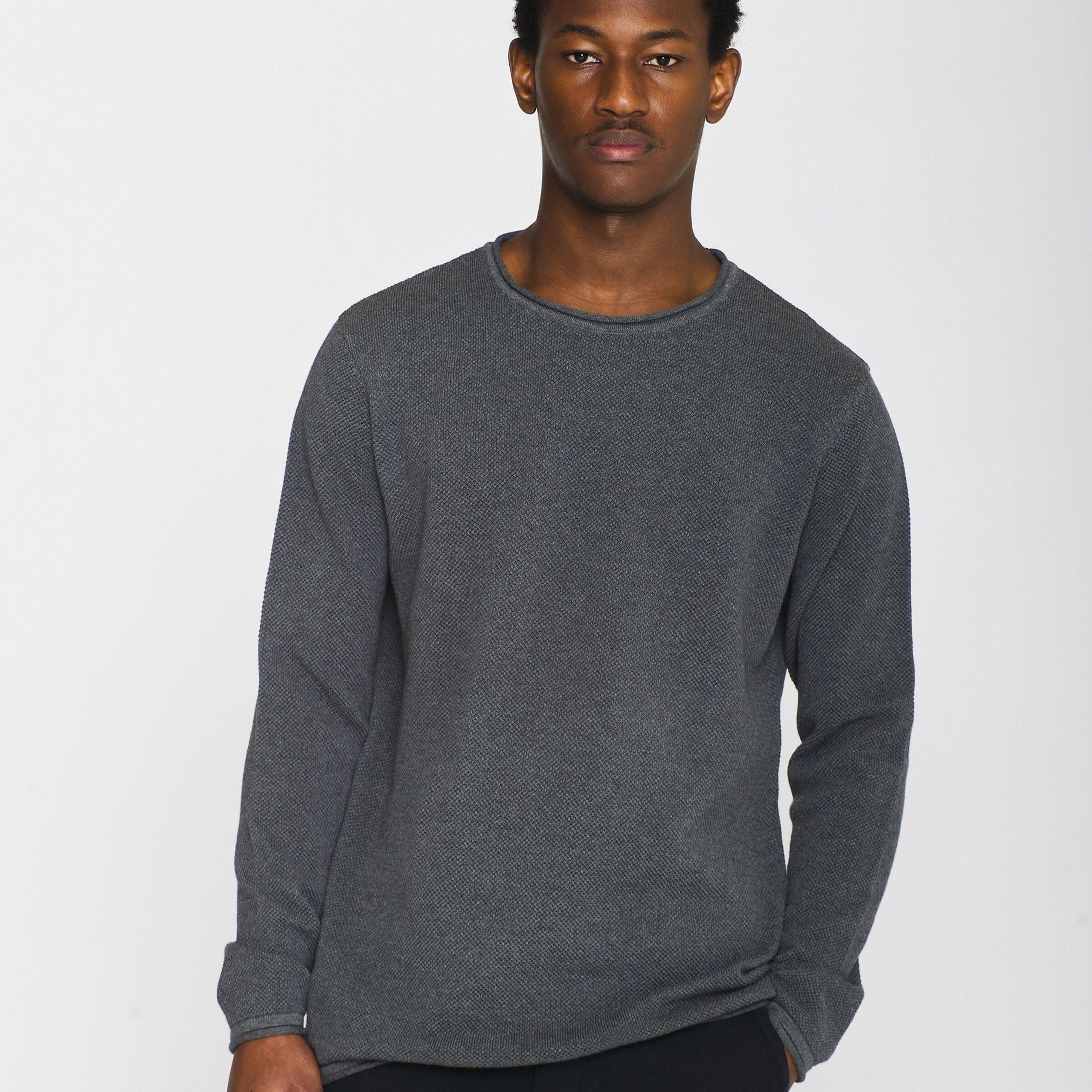 KnowledgeCotton Apparel Cotton "Crew Neck Knit"