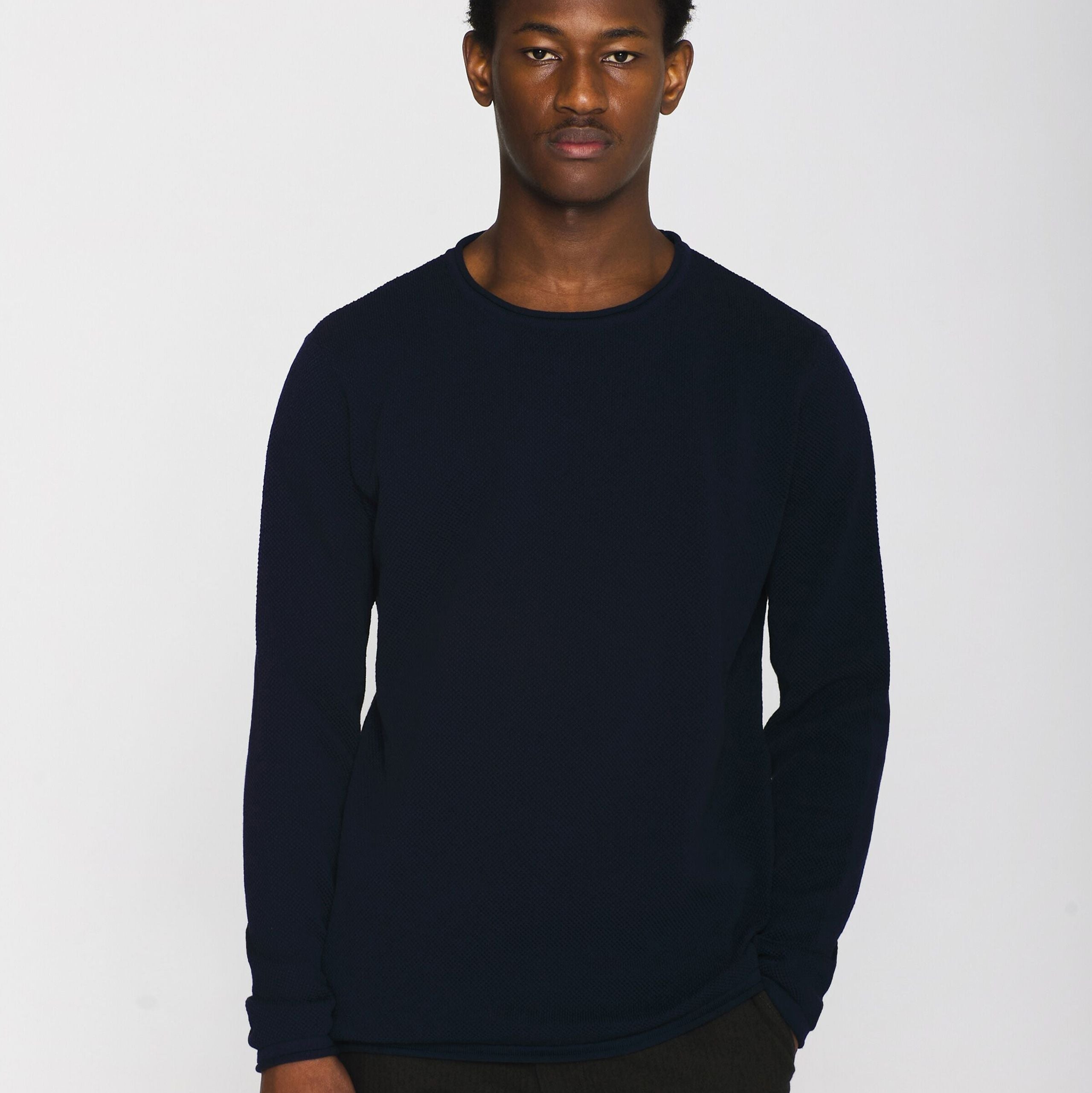 KnowledgeCotton Apparel Cotton "Crew Neck Knit"