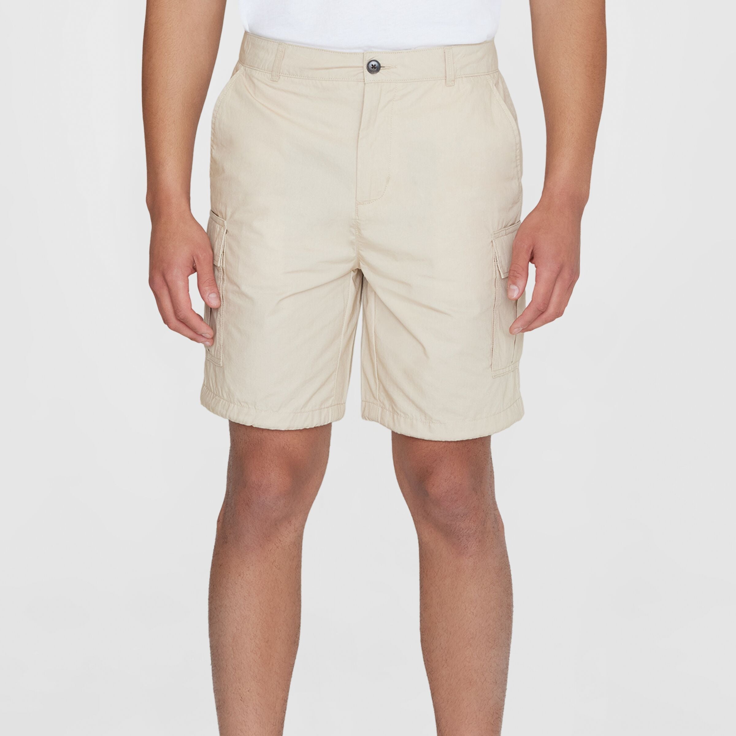 KnowledgeCotton Apparel Utility Trek Twill Shorts "FIG"