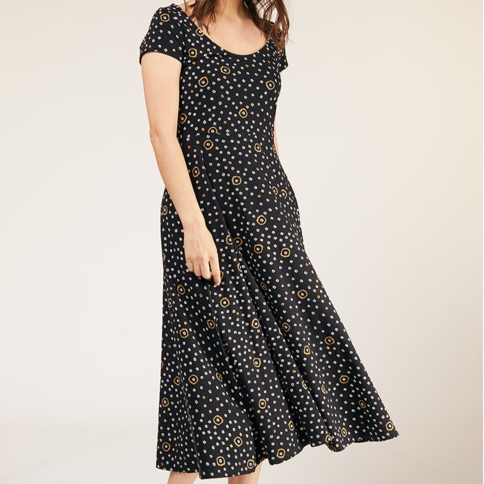 People Tree Midi Kleid "Carly Shibori Dress"