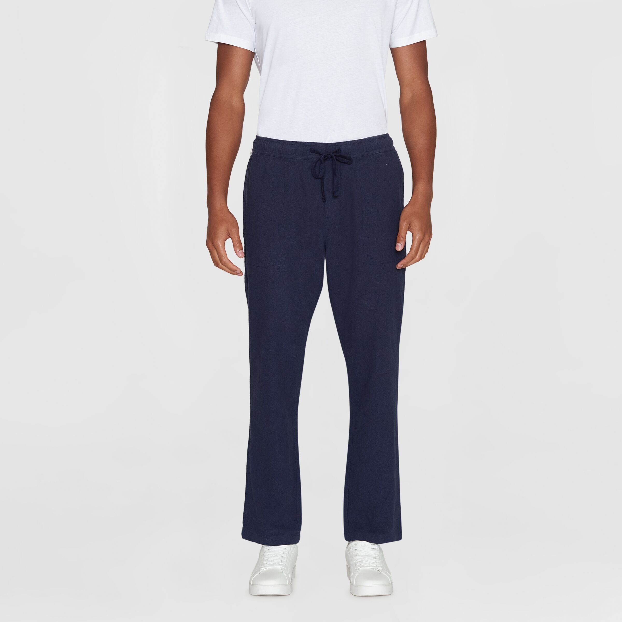 KnowledgeCotton Apparel Pant Loose Crushed "FIG"