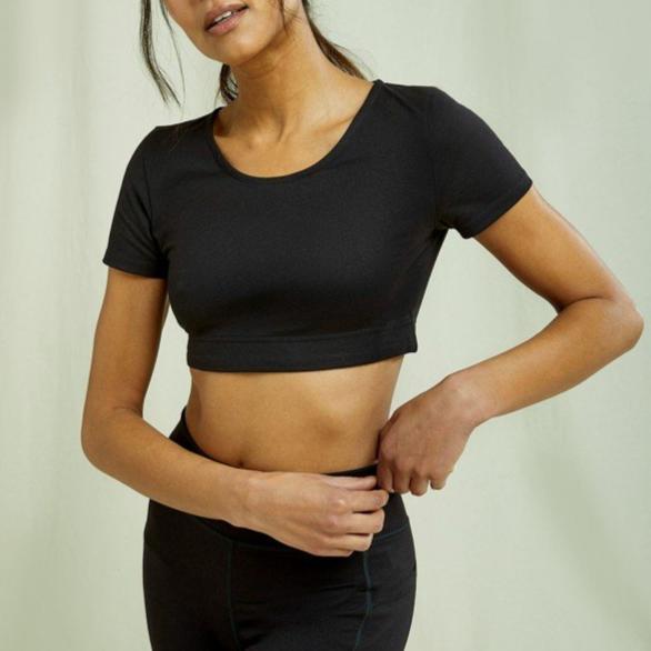 People Tree Damen Yoga Crop Top "Scoop"