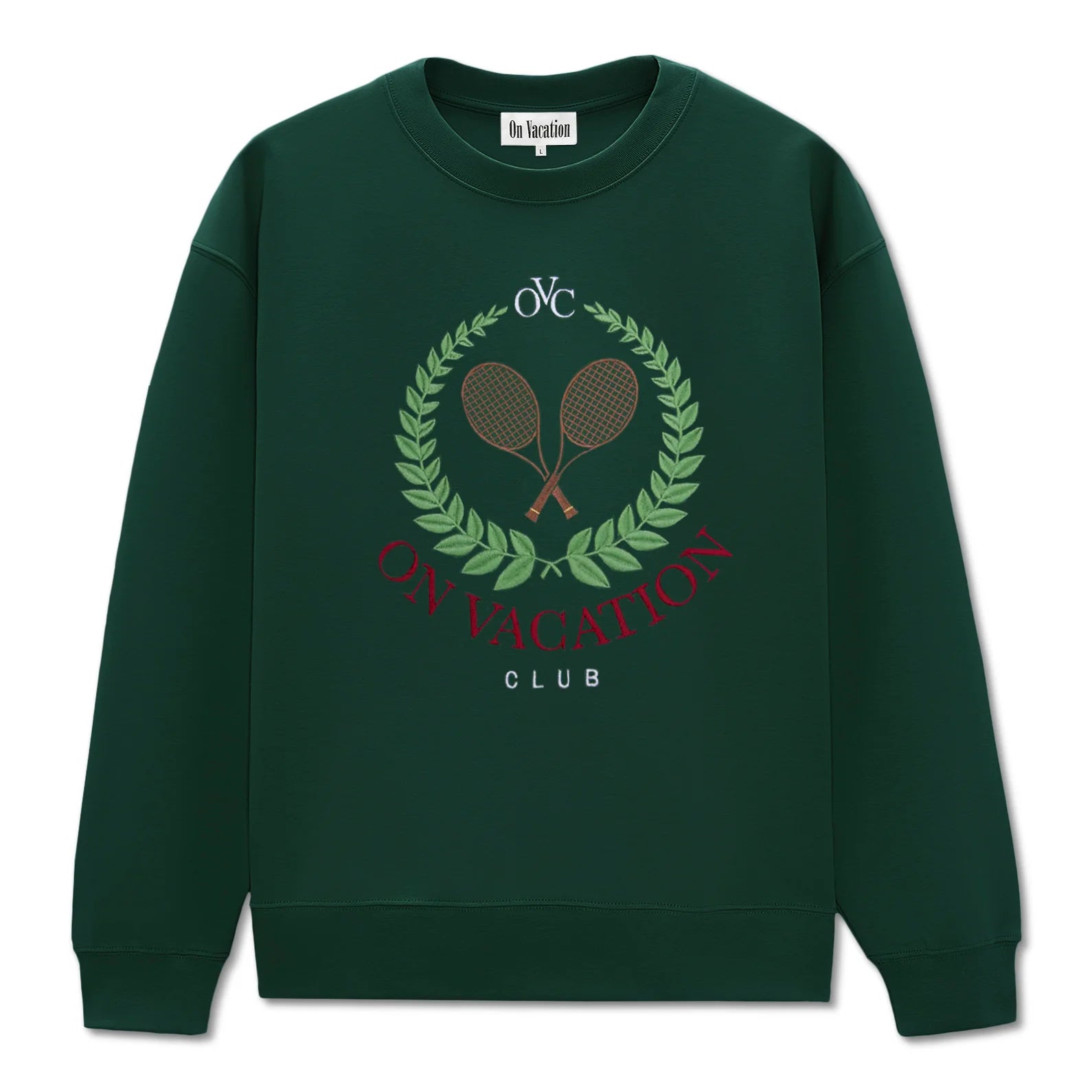 On Vacation Unisex Sweater "Tennis Emblem"