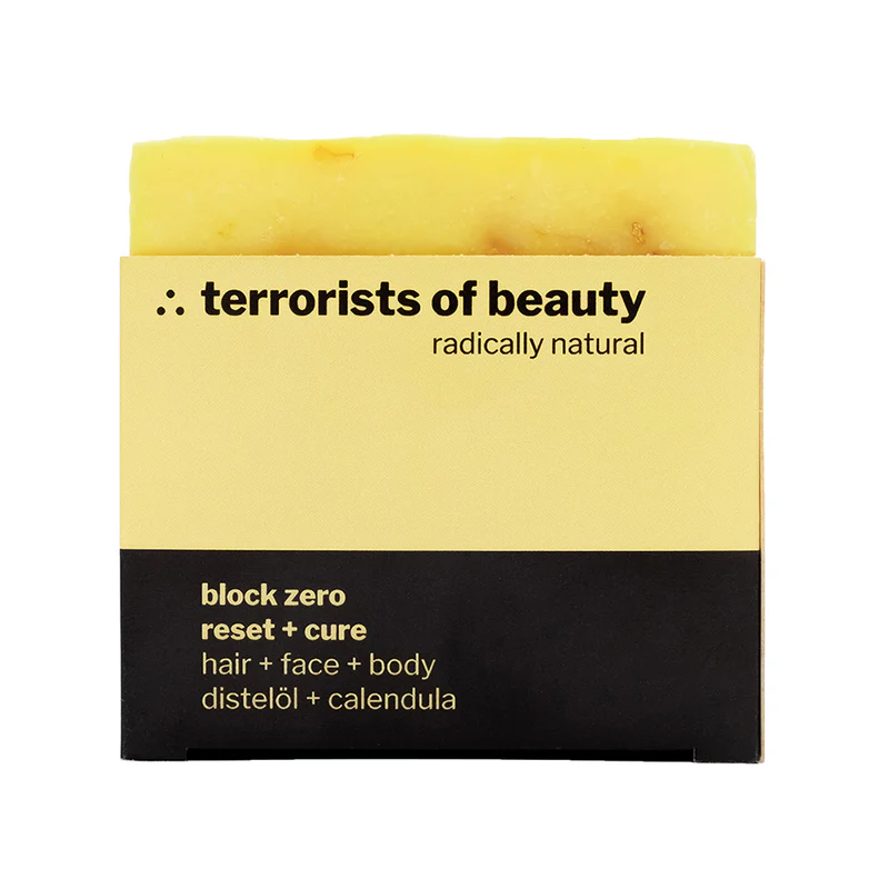 terrorists of beauty Blockseife "block zero" reset + cure