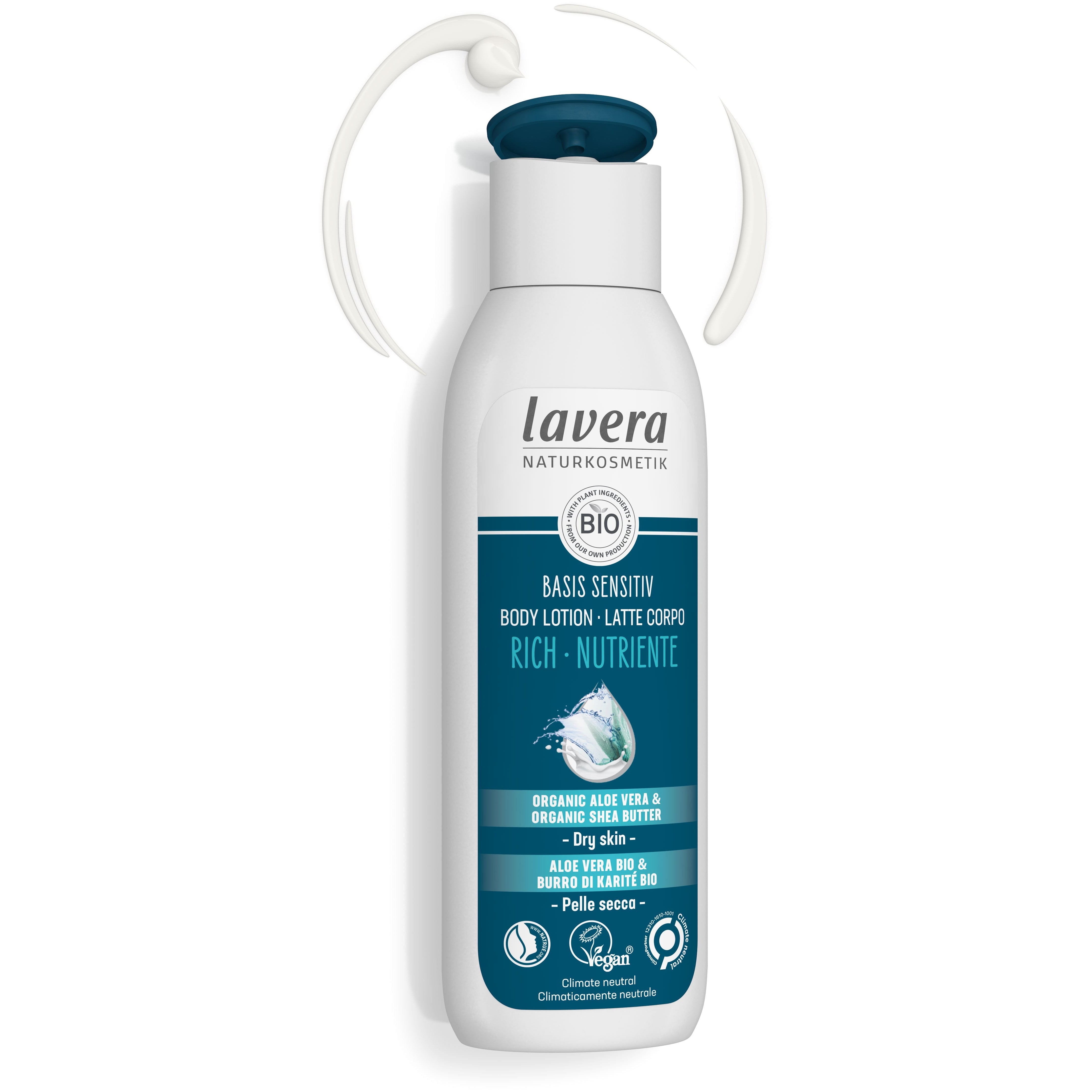 lavera Bodymilk Basis Sensitiv "Reichhaltig" 250 ml