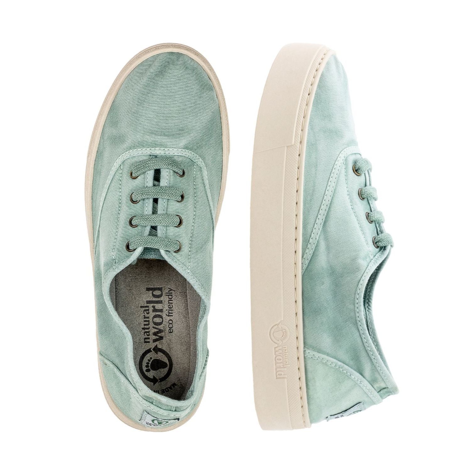 Natural World Washed Vegane Damen Sneaker "Old Sama"