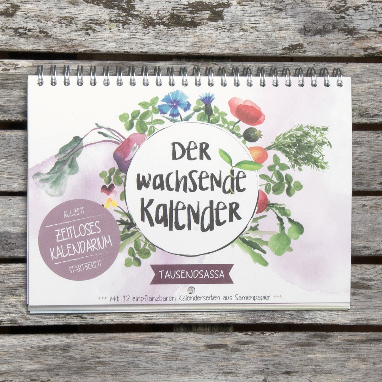 Der wachsende Kalender "Tausendsassa-Zeitlos"